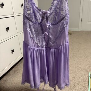 Lavender Lace Chemise
